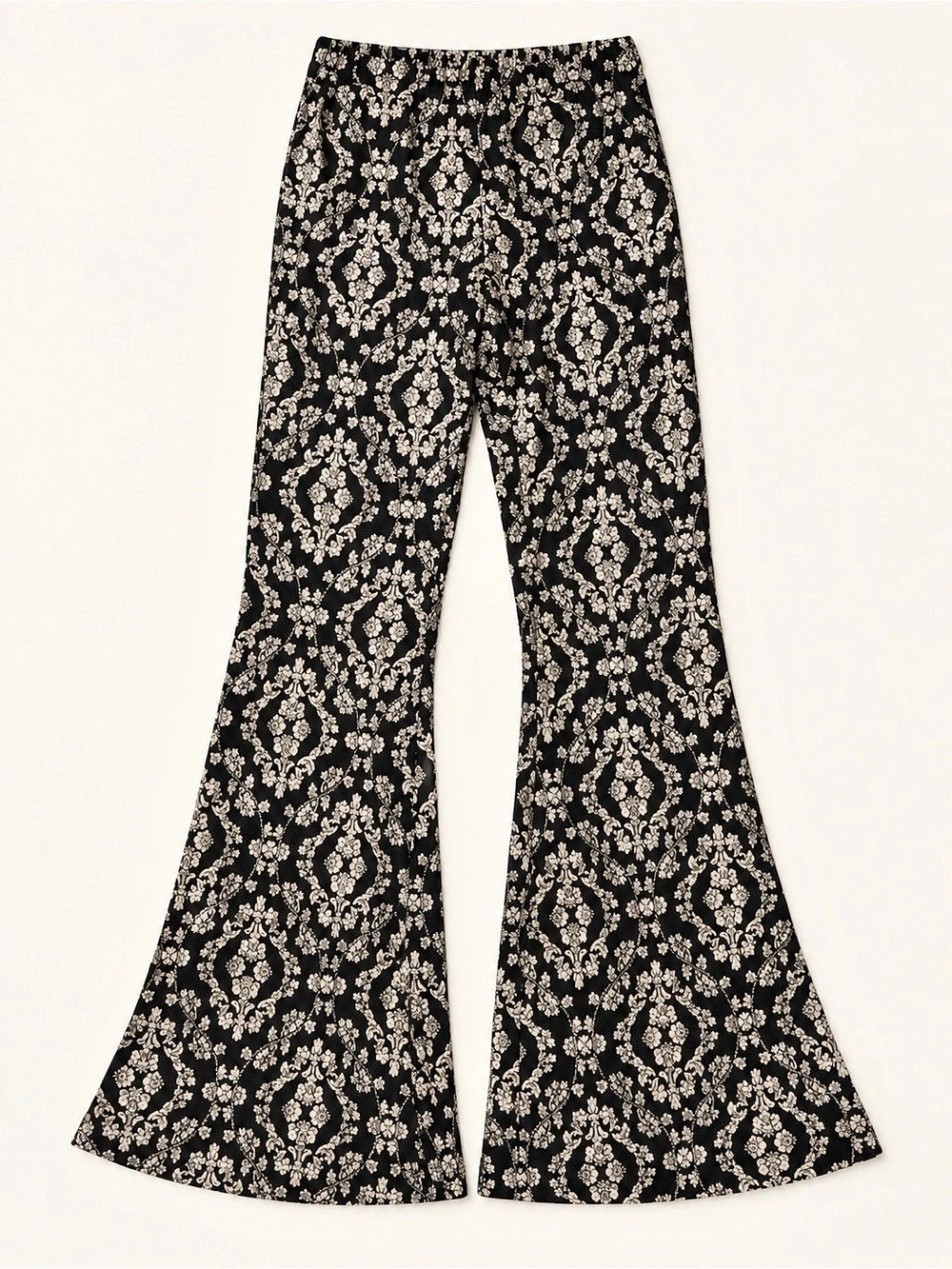 Forever 21 Floral Bell Bottom Flare Pants | M